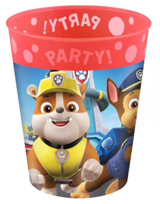 verre plastique dur paw patrol