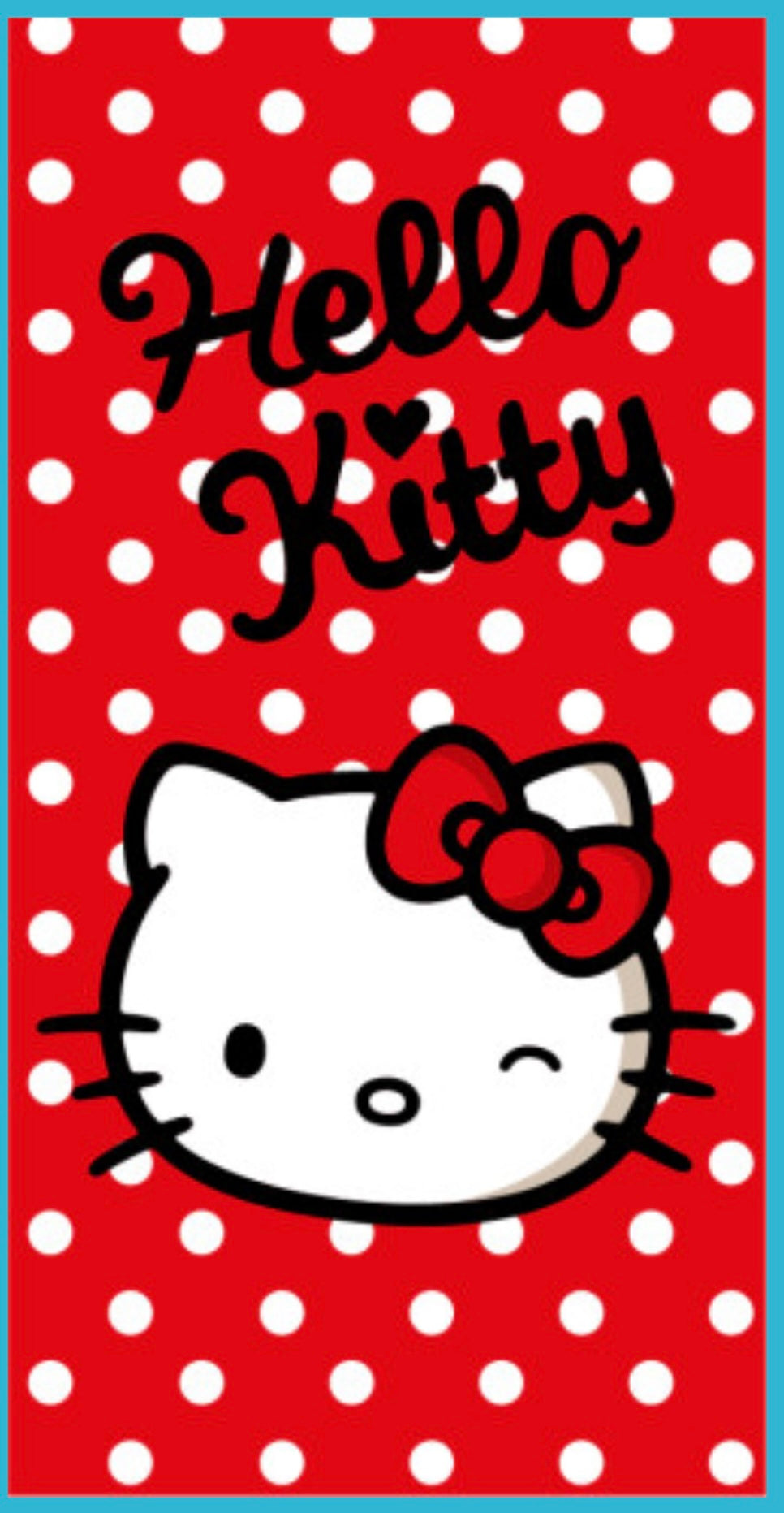 Serviette Hello kitty polyester