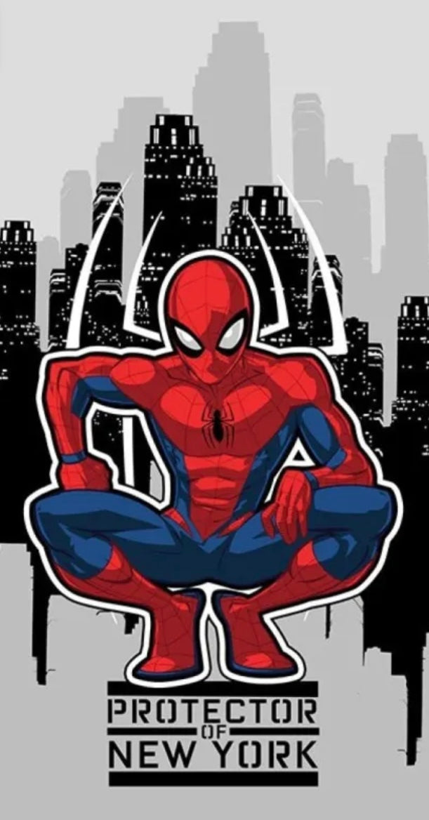 serviette spiderman polyester.