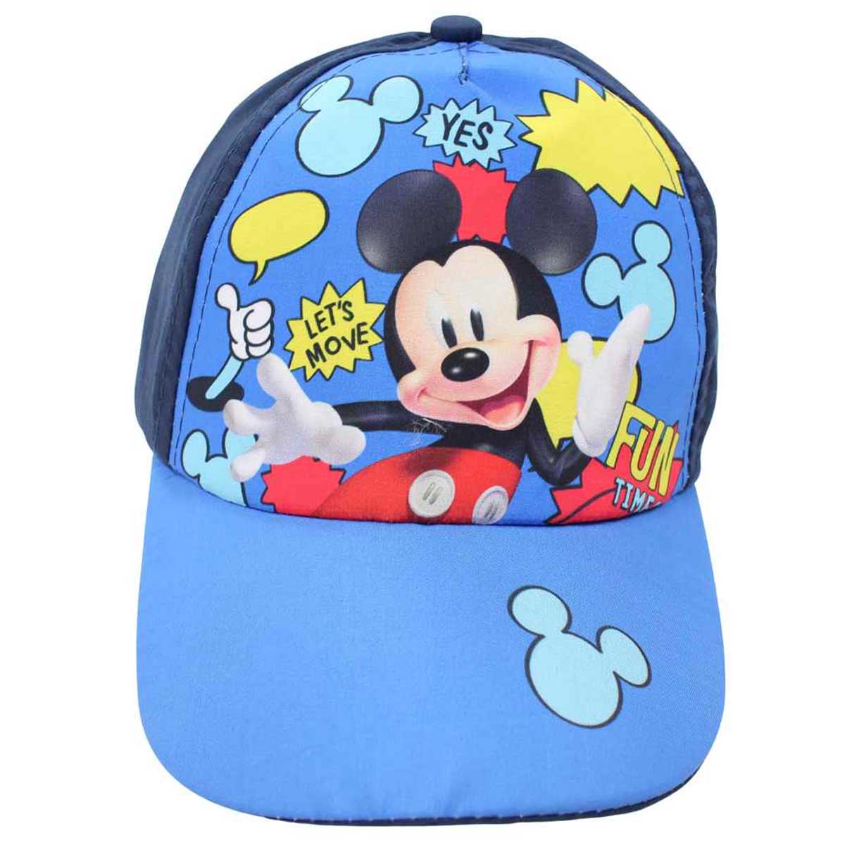 casquette mickey bleu foncé