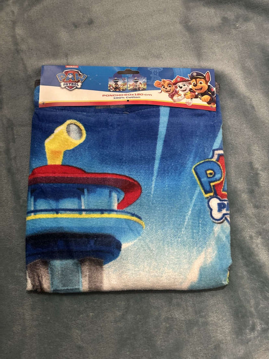 Paw patrol cotton bath cape