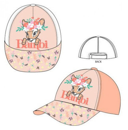 casquette bambi fleur