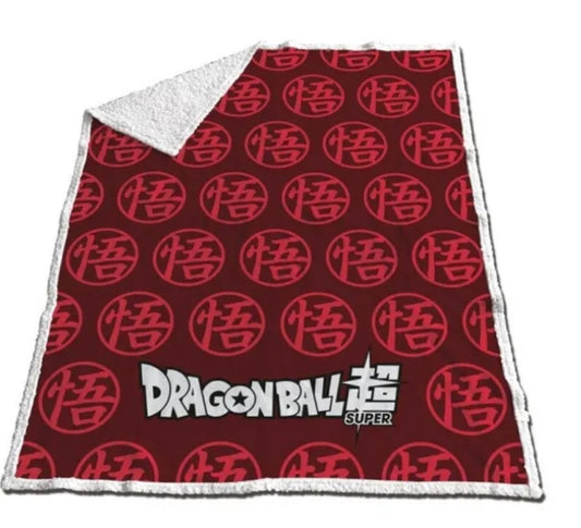 couverture polaire dragon ball rouge