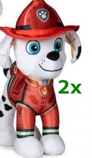 peluche paw patrol rouge 27 cm