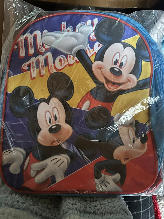 sac à dos mickey bleu foncé