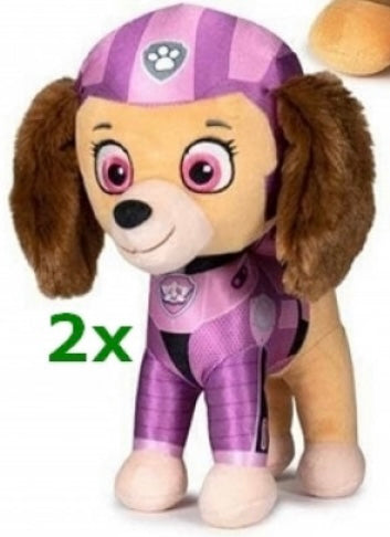 peluche paw patrol violette 27cm