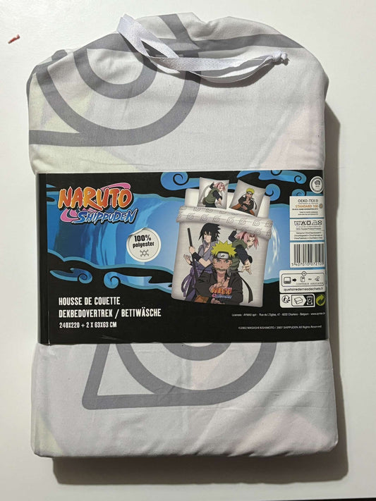 housse de couette naruto 2 personnes polyester