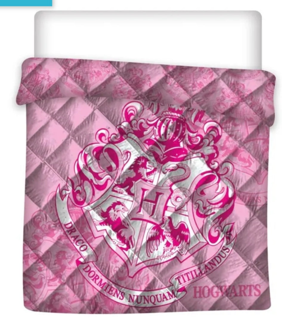 couette imprimée 2 personnes Harry potter Rose