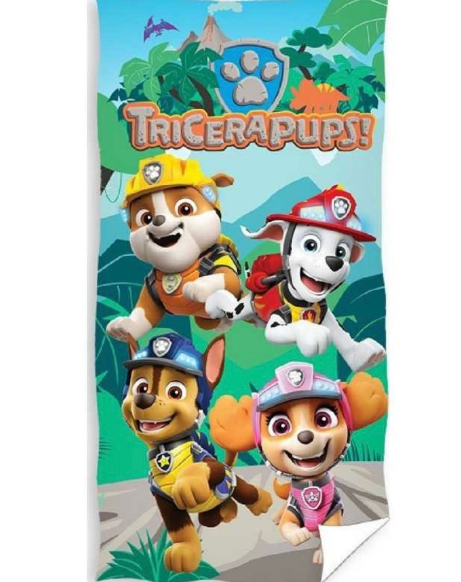 Serviette Paw patrol Tricerapups polyester