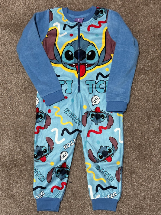 Children's blue stitch jumpsuit