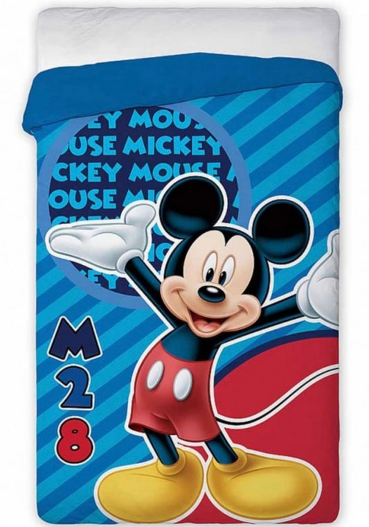 couette imprimée mickey une personne