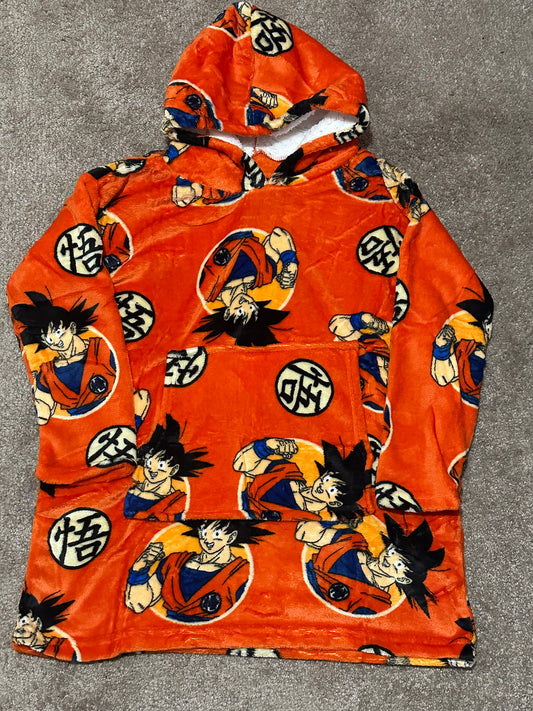 dragon ball adult plaid sweater