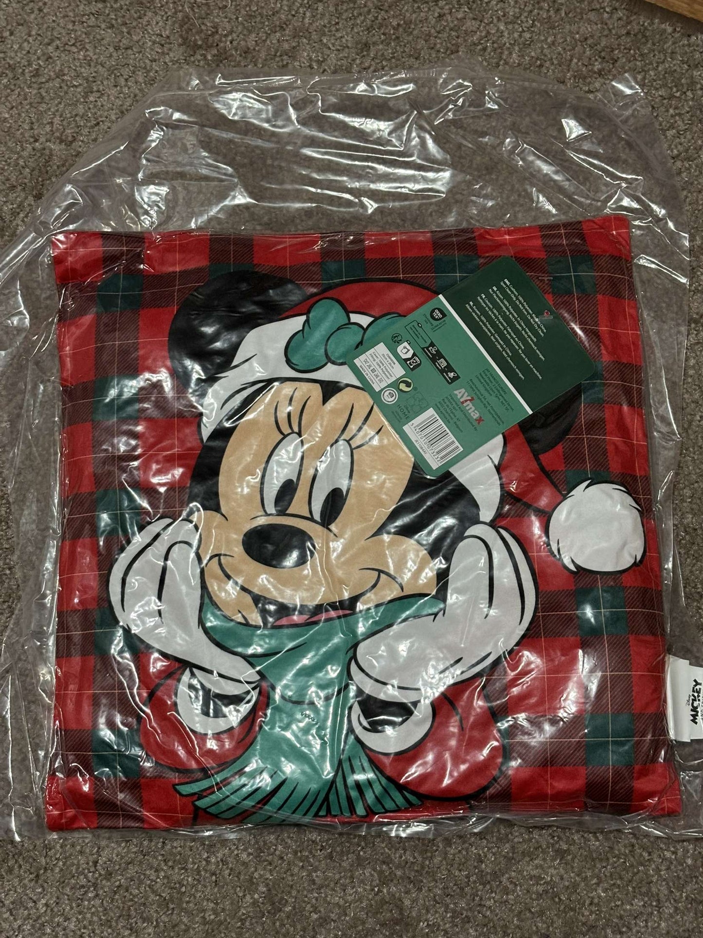 coussin mickey édition noël