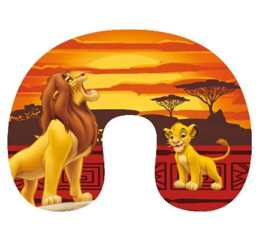 coussin travel de voyage roi lion