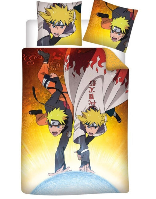 housse de couette une personne naruto polyester