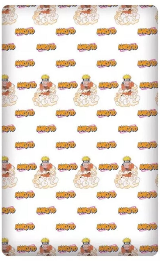 drap housse naruto une personne 90x200 coton