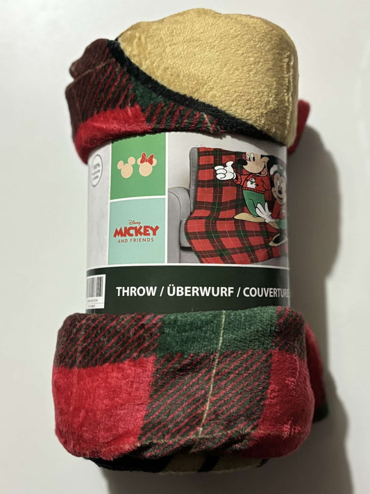 Plaid flanelle mickey noel