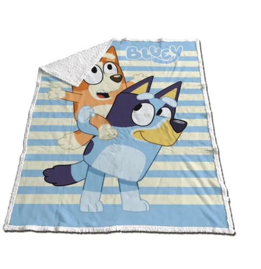 couverture polaire bluey