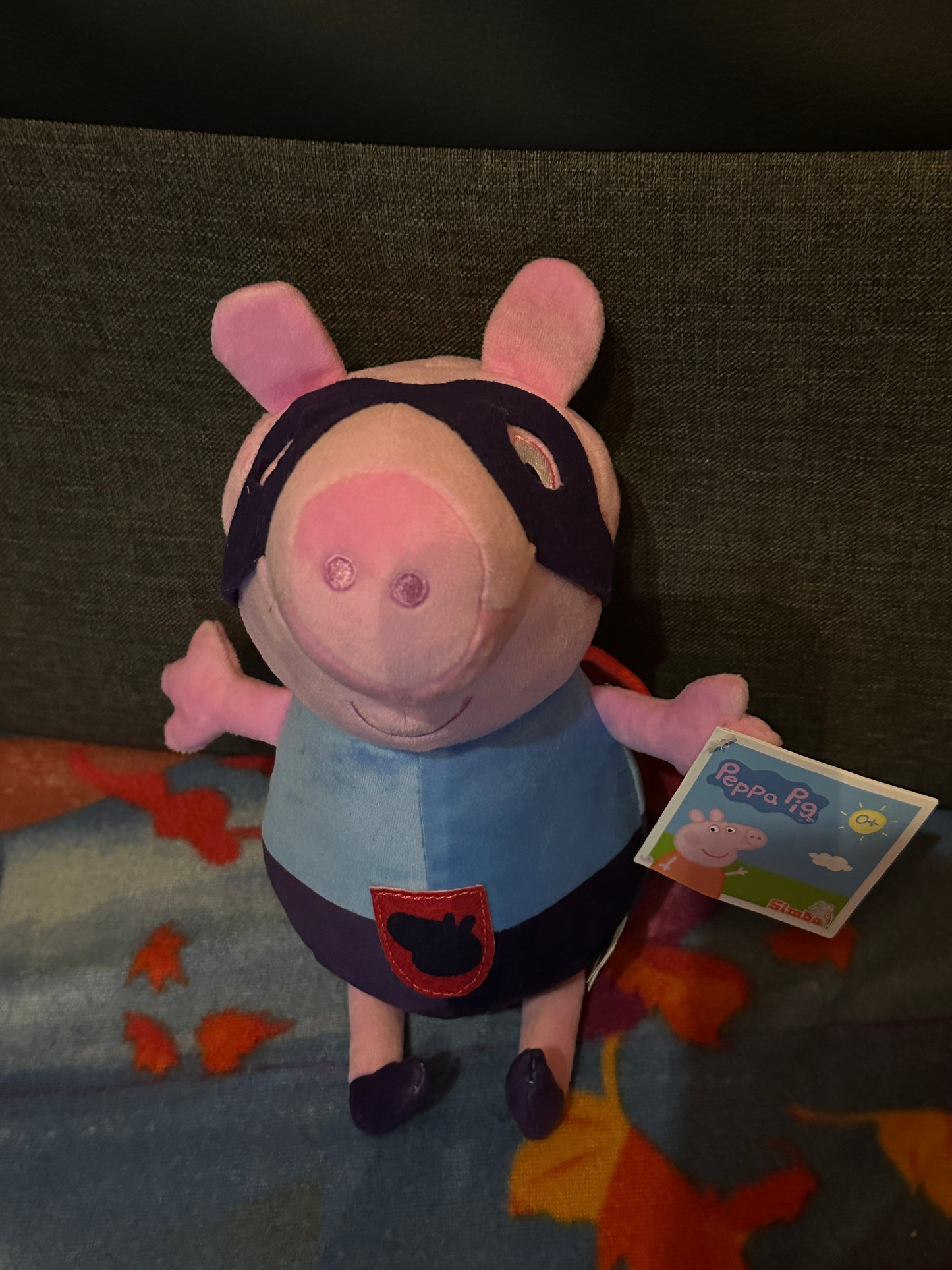 petite peluche peppa pig super héros