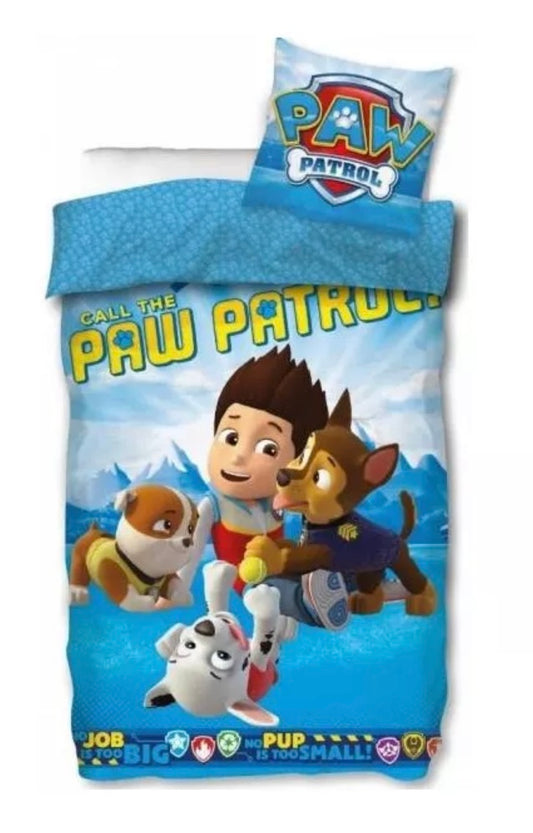 housse de couette paw patrol polyester une personne 140x200