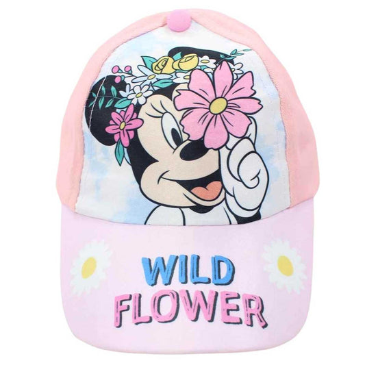 Casquette minnie rose saumon