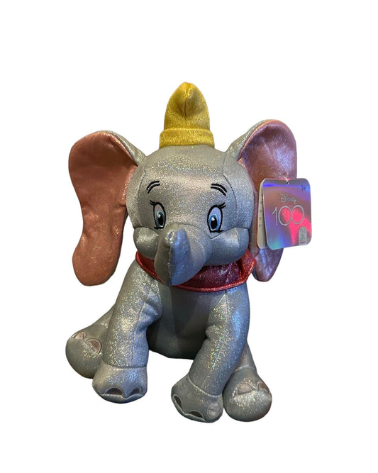 peluche dumbo édition pailletée des 100 ans de disney