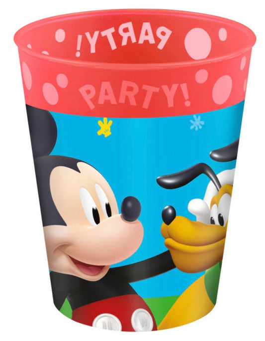 verre plastique dur mickey