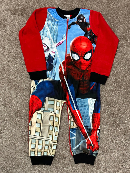 Children's spiderman jumpsuit