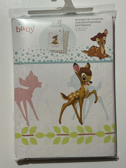 Housse de couette bambi coton bébé une personne