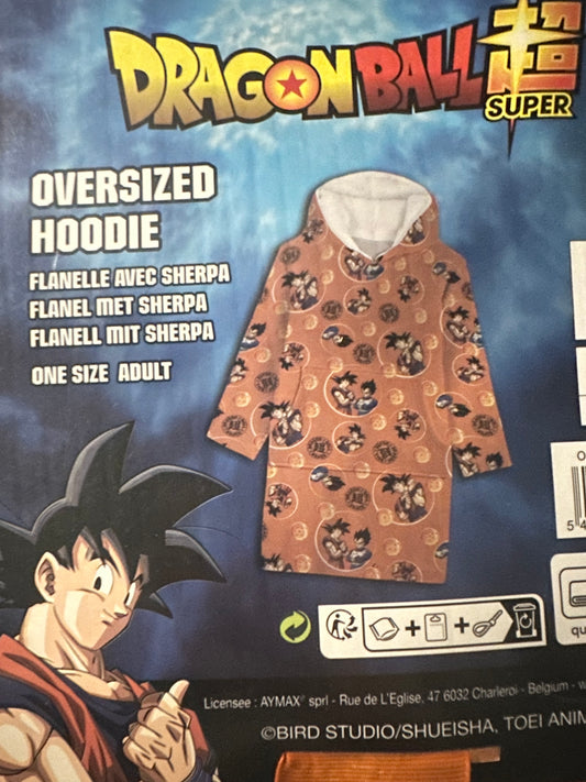 pull plaid adulte dragon ball