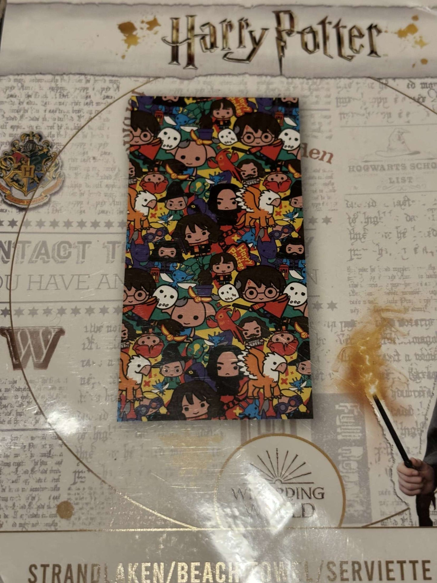 Serviette Harry potter (animé)