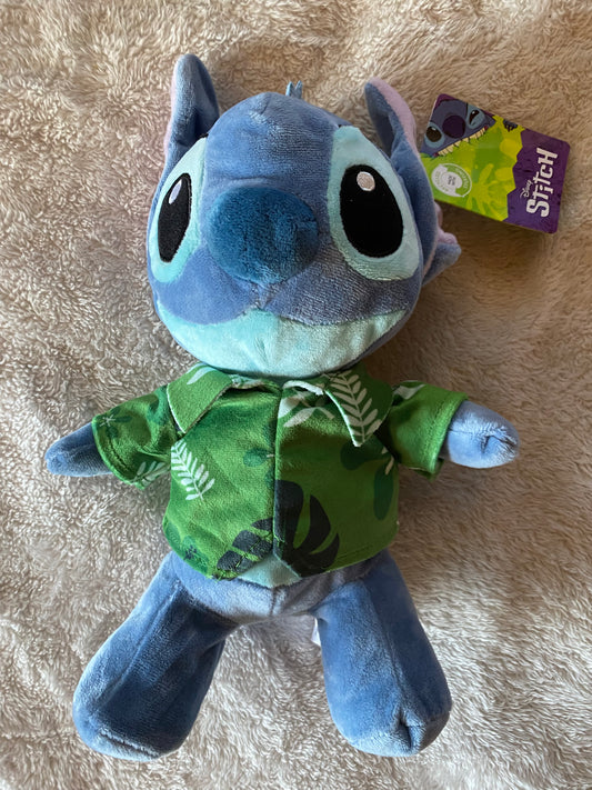 Doudou stitch édition Hawaï vert