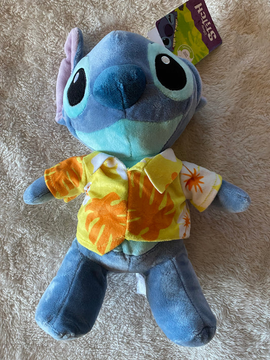 Doudou stitch édition Hawaï jaune